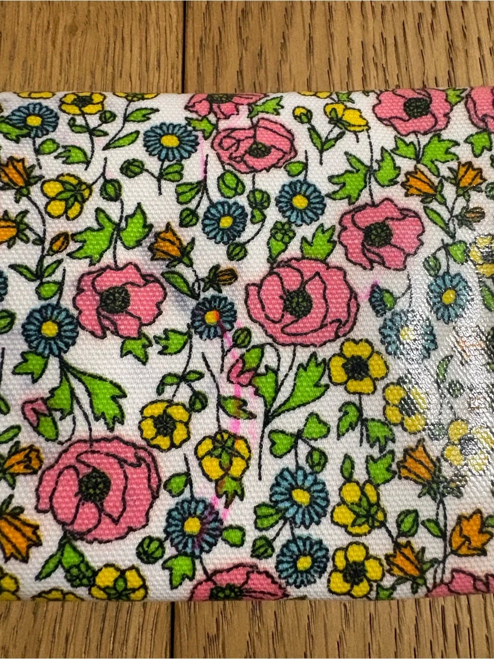 Liberty of London Floral Kiss-Lock Wallet in Pink, Yellow & Green
